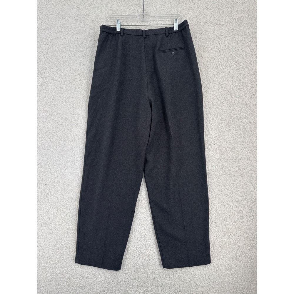 Karen Scott Womens Black Pleated High Waist Dress Pants Size 16 Average - Picture 2 of 5